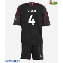 Liverpool Virgil van Dijk #4 Tredjedraktsett Barn 2026-27 Kortermet (+ Korte bukser)